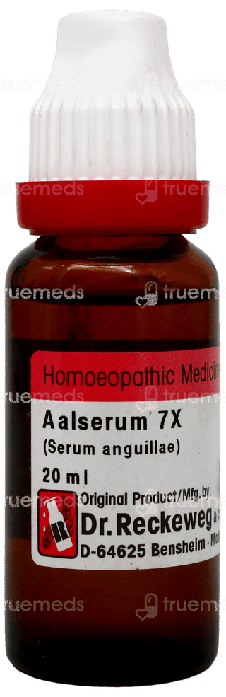 Dr Reckeweg Aalserum 7X Mother Tincture 20Ml